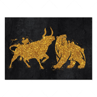 Bull Art Poster Canvas Painting